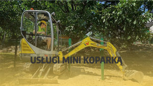 usługi mini koparką